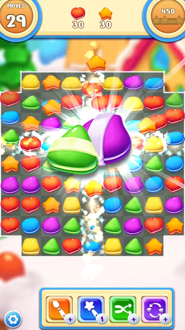 Cookie Macaron Pop gameplay screen 1
