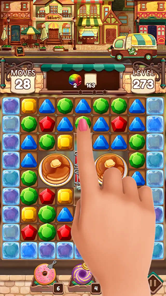 Magic Bakery board on an Android handset