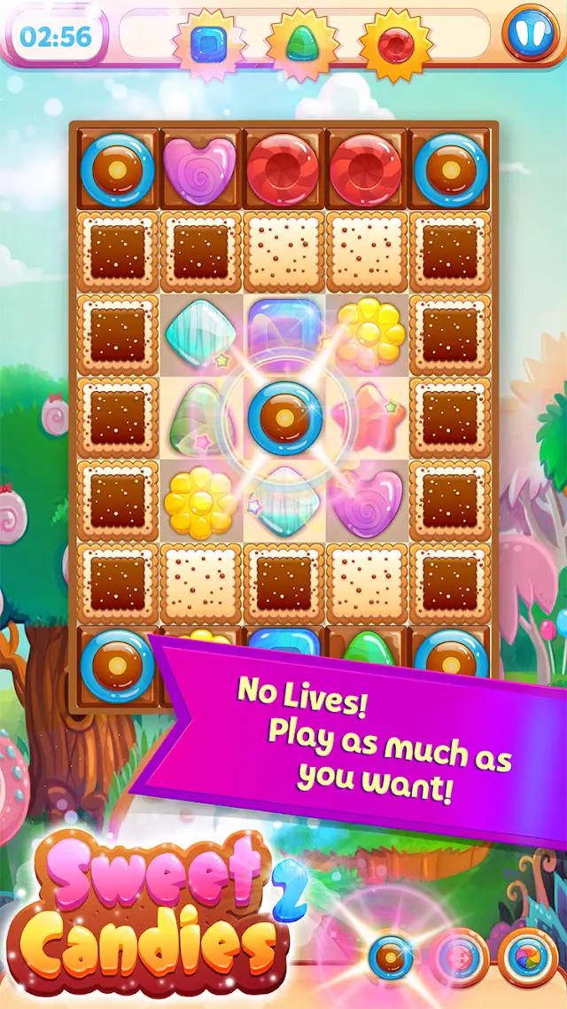 Sweet Candies 2 gameplay screen 1